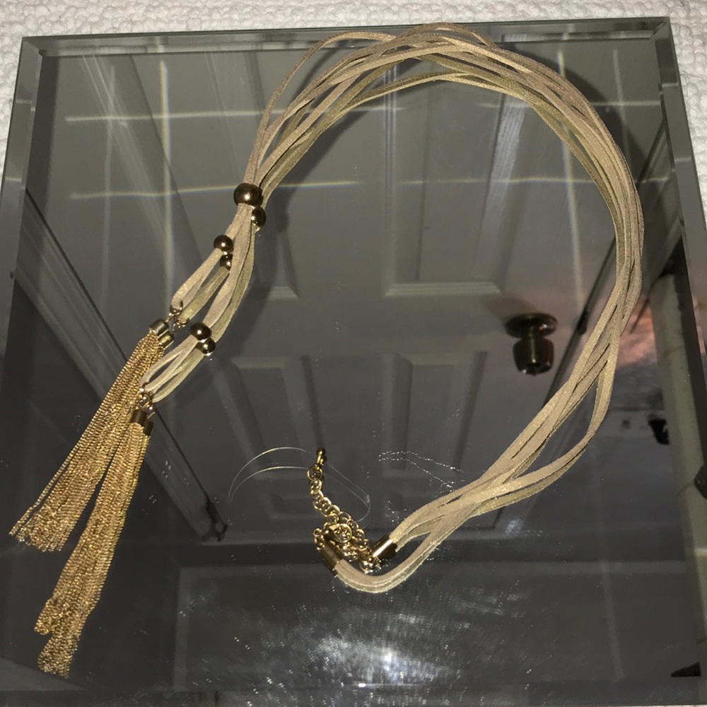 Suede Adjustable Necklace
